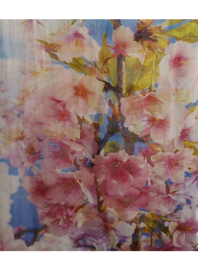 Branches and Blossom Modal and Silk Scarf 04