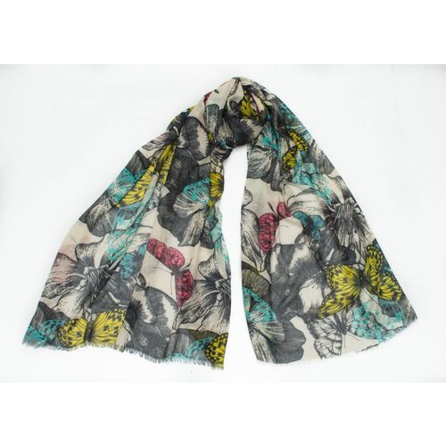 P J Studio Butterfly Modal and Silk Scarf 05 P J Studio Butterfly Modal and Silk Scarf 05
