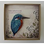 Kingfisher beak right Embroidered Brooch