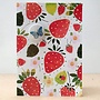 Strawberry and Butterfly Badge Card