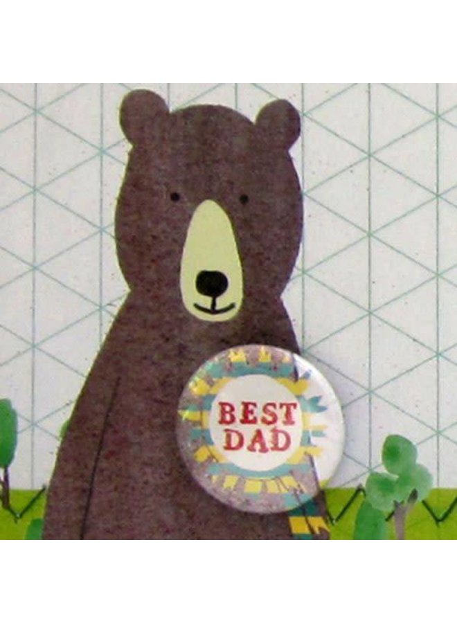 Best Dad Badge Card 10