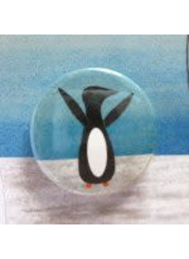 Carte d'insigne de pingouins de fête 01