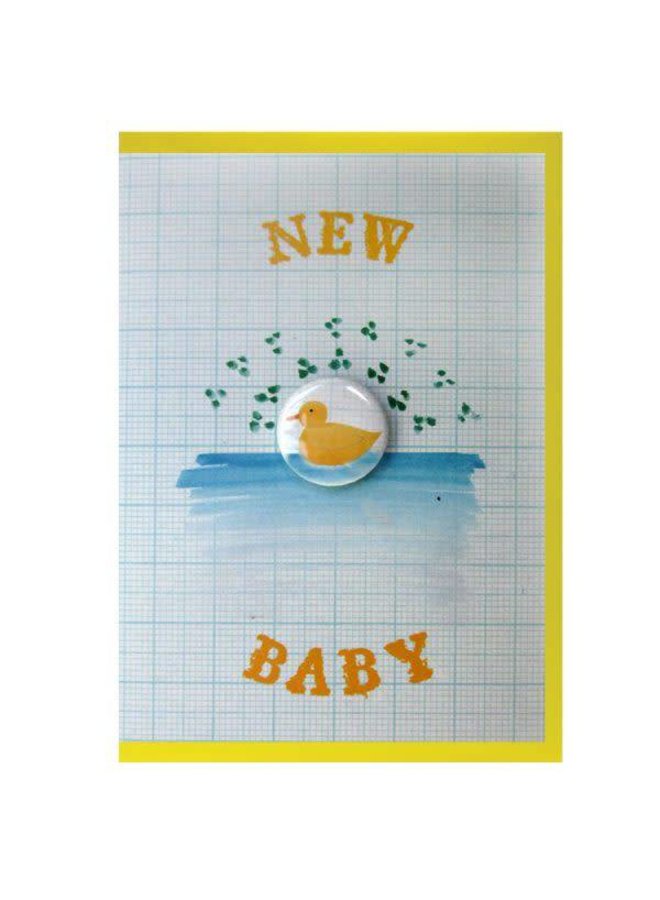 New Baby Badge Card