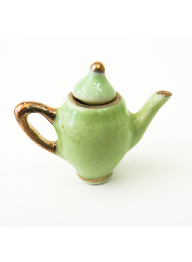 Teapot hand painted porcelain