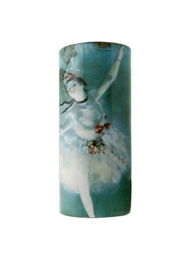 Degas Ballerina Silhouette Art Vase 037