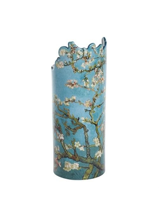 Van- Goghmandelbaum-Blüten-Schattenbild Art Vase 034