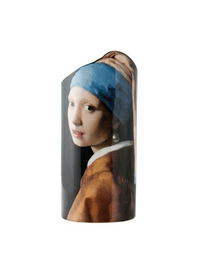 Vermeer Girl with Pearl Earring Silhouette Art Vase 031