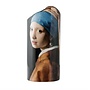 Vermeer Mädchen mit Perlenohrring Silhouette Art Vase 031