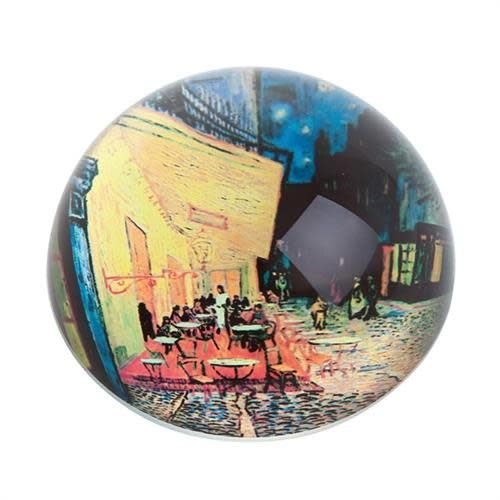 Dartington Crystal Ltd Van Gogh Cafe Paperweight 084 Dartington Crystal Ltd Van Gogh Cafe Paperweight 084