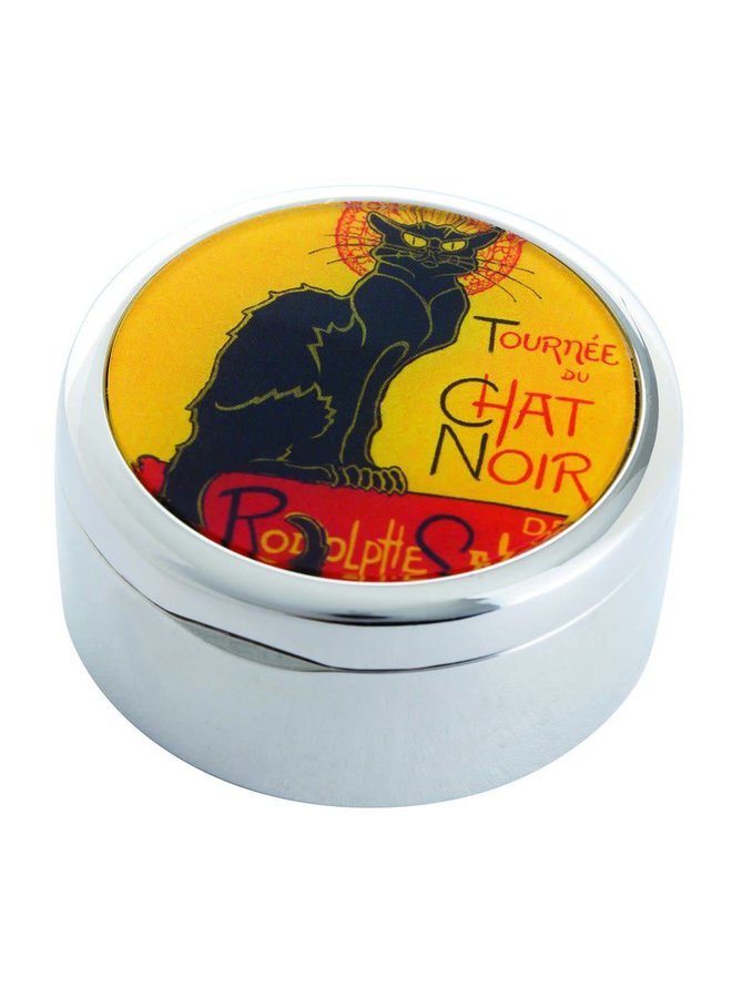 Le Chat Noir Steinlen  Trinket Box with mirror 009