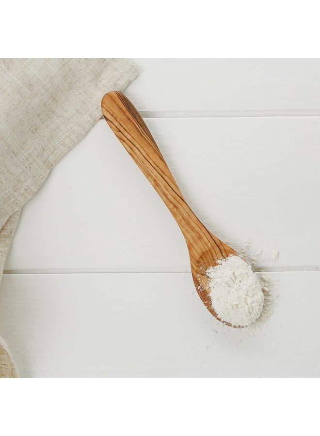 Mermelada de madera de olivo - Azúcar - Cuchara de mostaza 14cm 012