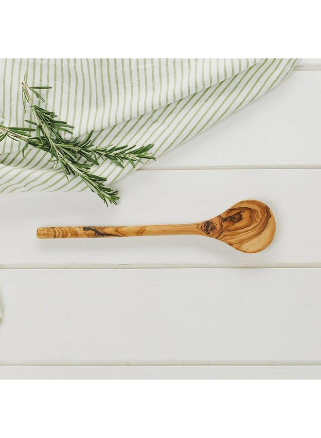 Olive Wood Round Spoon 014