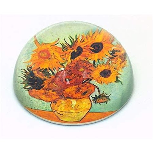 Dartington Crystal Ltd Van Gogh Sunflowers Paperweight Dartington Crystal Ltd Van Gogh Sunflowers Paperweight