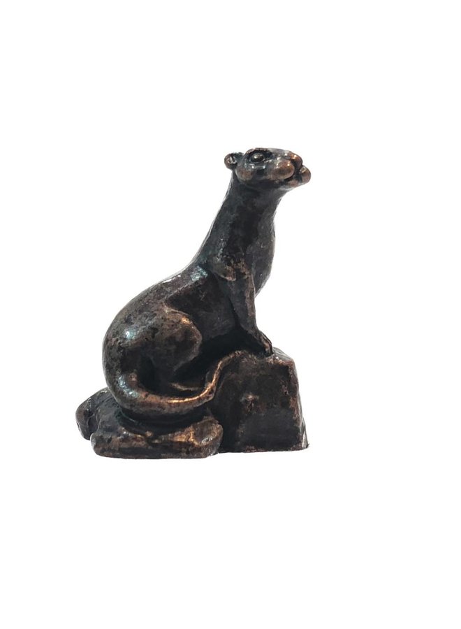 Otter Sitting bronze 24