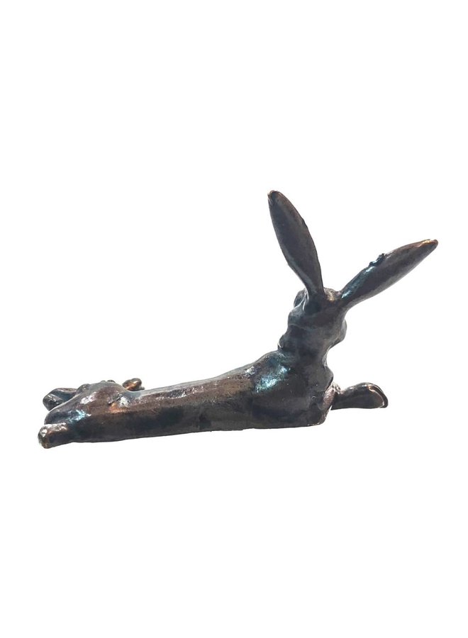 Hare Lying bronze 16