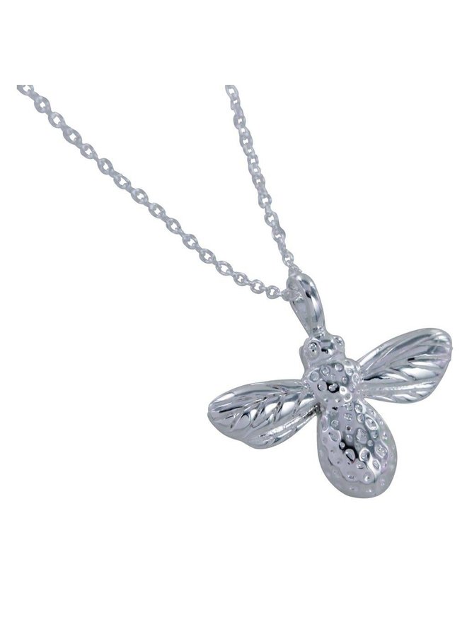 Bee silver necklace