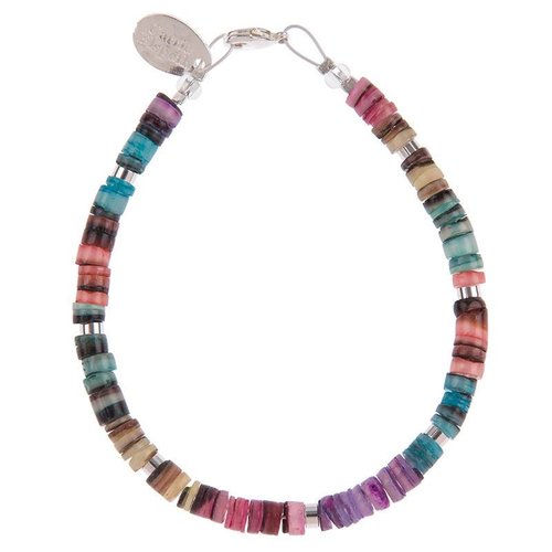 Carrie Elspeth Pulsera Shell Shimmer - Ocean Blues Carrie Elspeth Pulsera Shell Shimmer - Ocean Blues