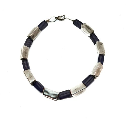 Carrie Elspeth Armband Punkte und Striche Lila - Carrie Elspeth Armband Punkte und Striche Lila -