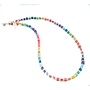 Rainbow Shimmer Cubes Necklace
