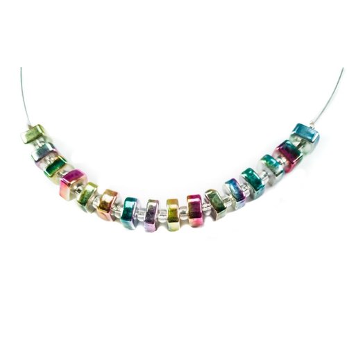 Carrie Elspeth Necklace Cube - Petrol Carrie Elspeth Necklace Cube - Petrol