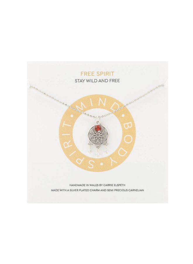 Free Spirit  Mantra Necklace
