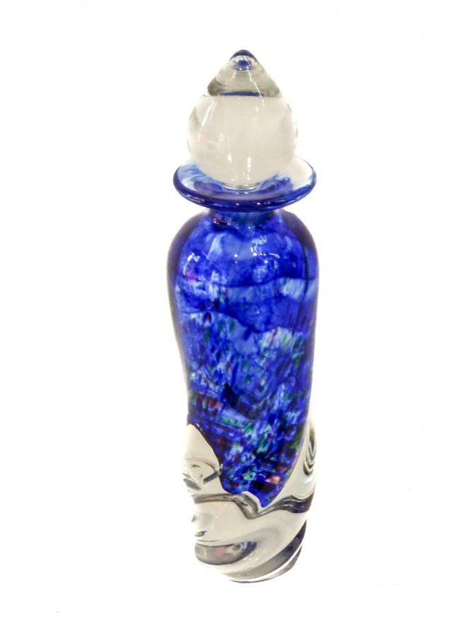 Twist perfume bottle cobalt