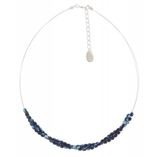 Carrie Elspeth Blue/black twist necklace Carrie Elspeth Blue/black twist necklace