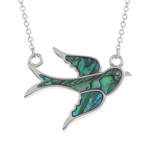 Tide Jewellery Trago con incrustaciones Paua collar de concha Tide Jewellery Trago con incrustaciones Paua collar de concha