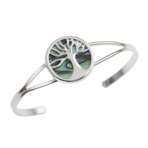 Tide Jewellery Tree of Life Inlaid Paua shell Bangle Tide Jewellery Tree of Life Inlaid Paua shell Bangle
