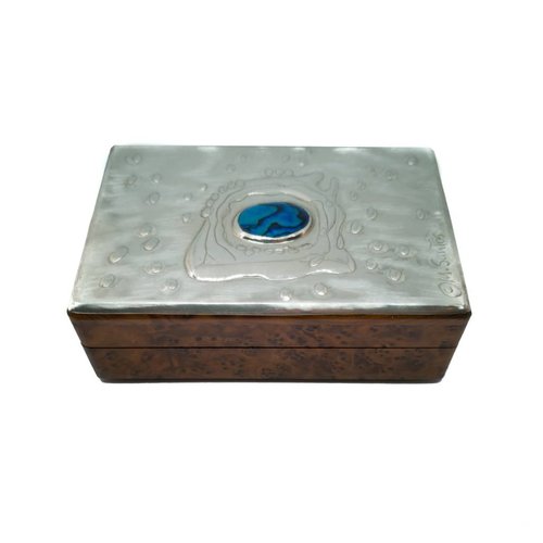 Maria Santos Water Splash Zinn und Holz Klappbox Maria Santos Water Splash Zinn und Holz Klappbox