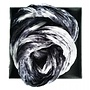 Slate Crinkle Silk Scarf en caja
