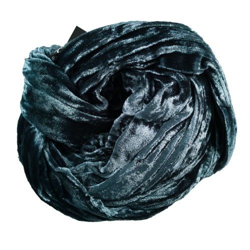 Lady Crow Silks Charcoal Double Velvet scarf Lady Crow Silks Charcoal Double Velvet scarf