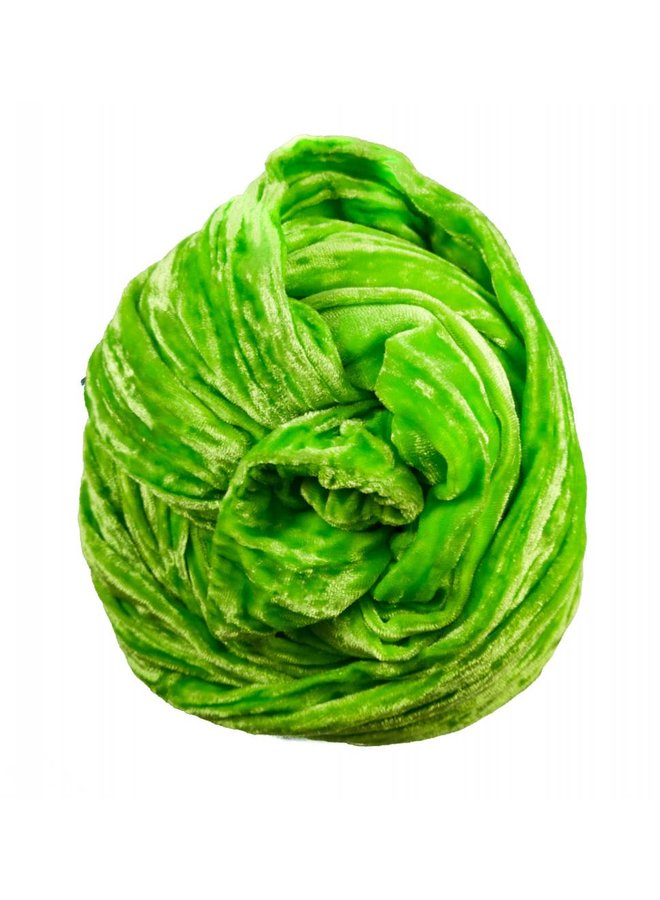 Lime Double Velvet Schal
