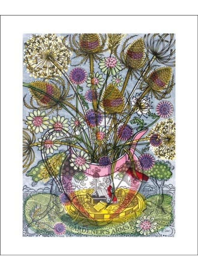 The Gardener's Arms II by Angie Lewin