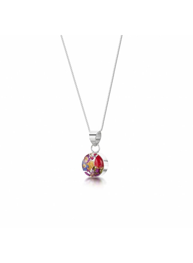 Mixed Flower Small Round pendant 57