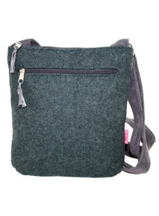 Messenger cross body zipped bag