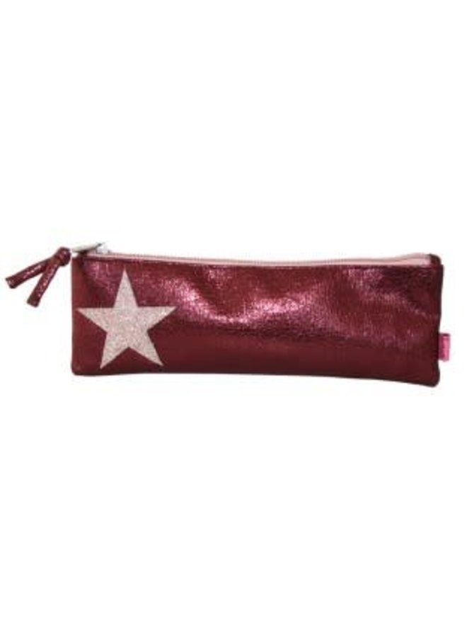 Bolso metálico de la pluma de la estrella