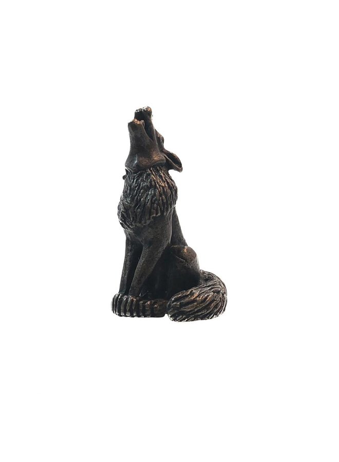 Wolf Howling bronze 48