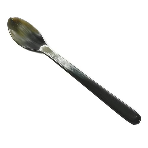Abbey Horn Cuchara en forma de huevo Cuerno largo mango Abbey Horn Cuchara en forma de huevo Cuerno largo mango