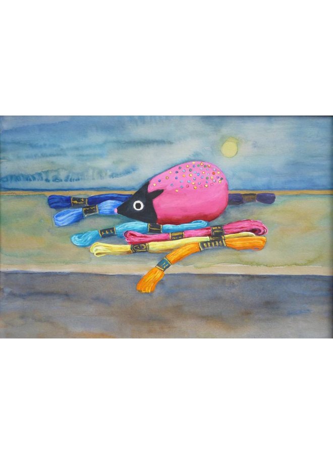 Coloured Threads and Pin Cushion