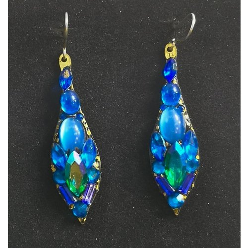 Annie Sherburne Vintage drop blue earrings 88 Annie Sherburne Vintage drop blue earrings 88