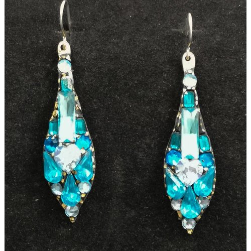 Annie Sherburne Vintage drop blue earrings 79 Annie Sherburne Vintage drop blue earrings 79