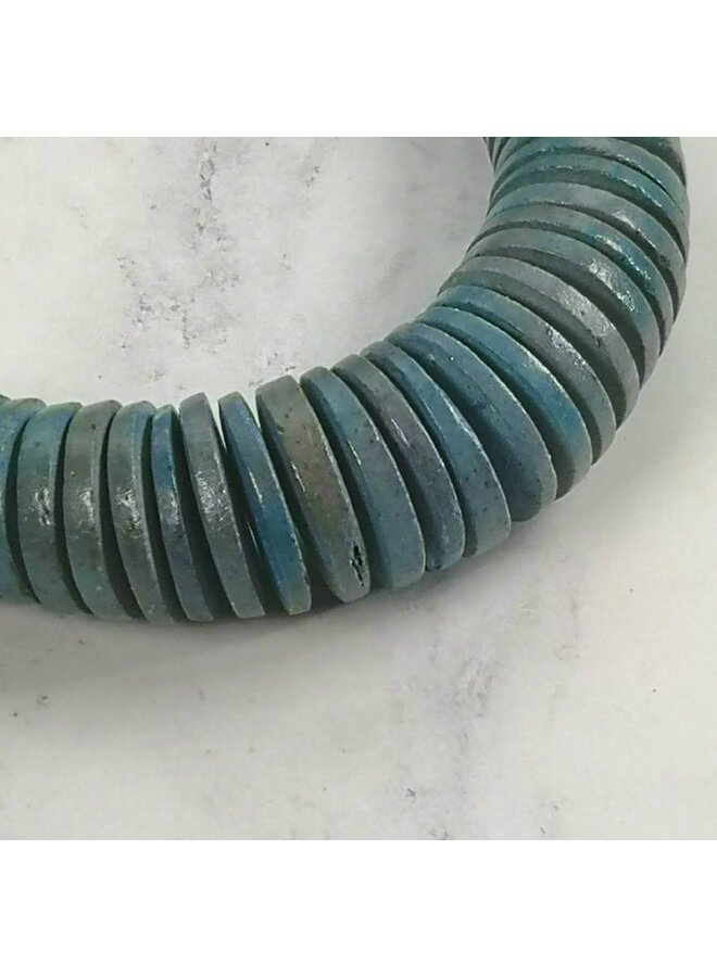 Blaue, graduierte Halskette 037