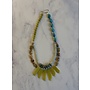 Jade Stick, Amazonite, African Turquoise Multistone Necklace Necklace