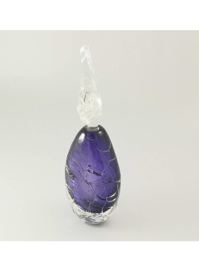 Tall Glacier Scent bottle purple 004