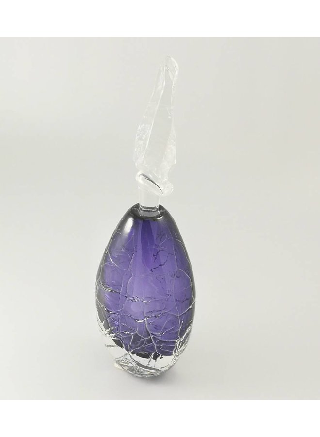 Tall Glacier Scent bottle purple 004