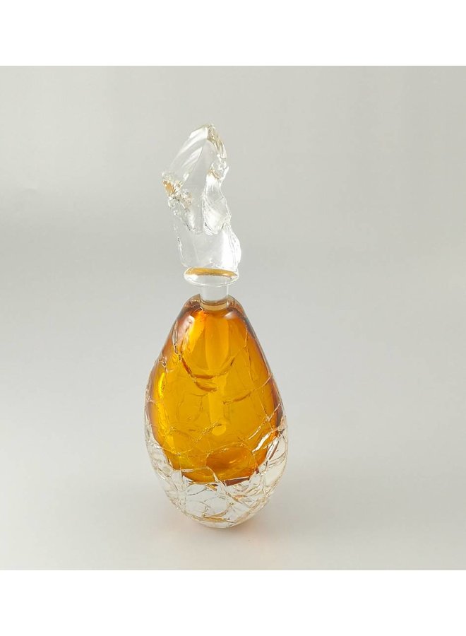 Tall Glacier Scent bottle Gold 005