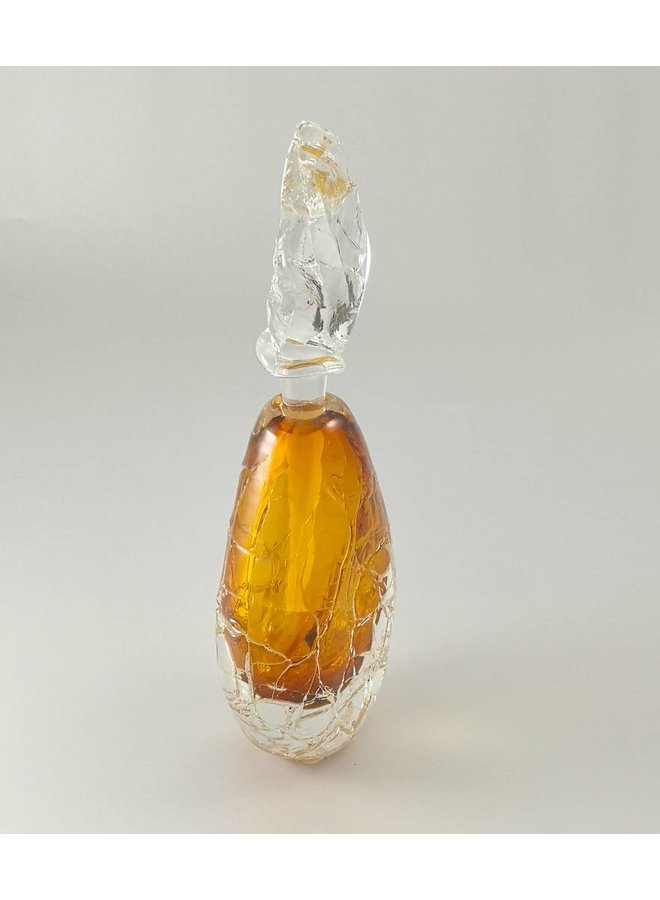 Tall Glacier Scent bottle Gold 005