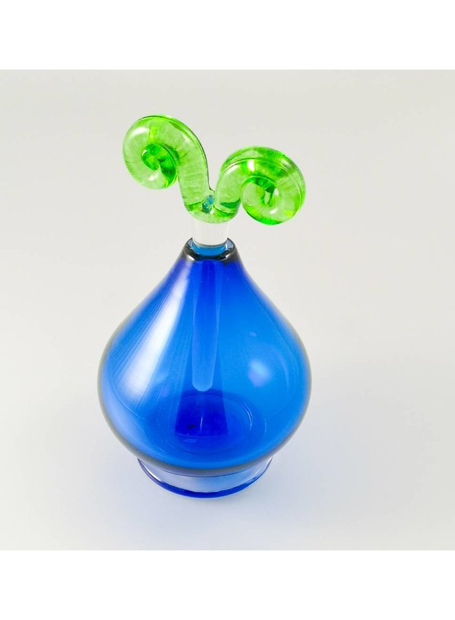 Fun shape scent bottle blue 014