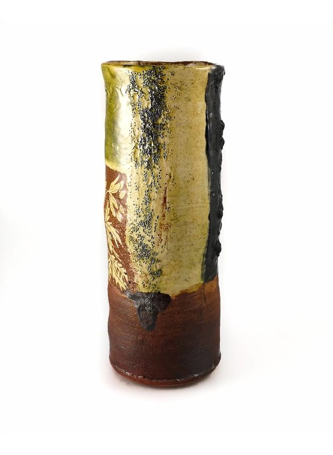 Garden Allotment Slipware Vase 6